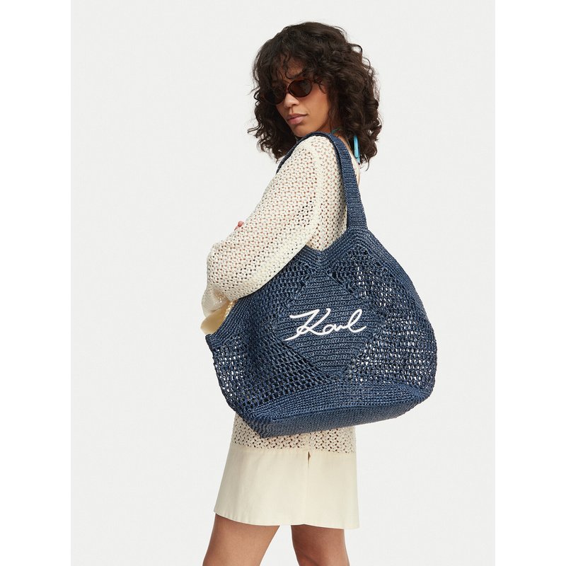 Handtasche KARL LAGERFELD B2W46068 Dunkelblau