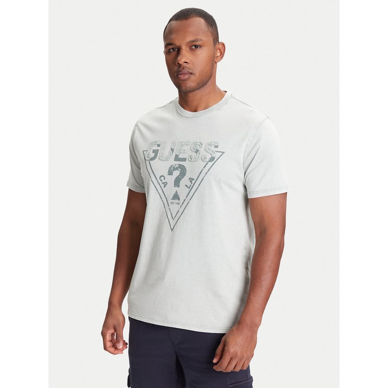 Guess T-Shirt M5YI42 KBW41 Grün Regular Fit