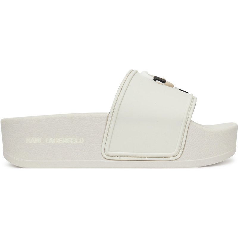 Pantoletten KARL LAGERFELD Kondo Maxi KL80805A Weiß