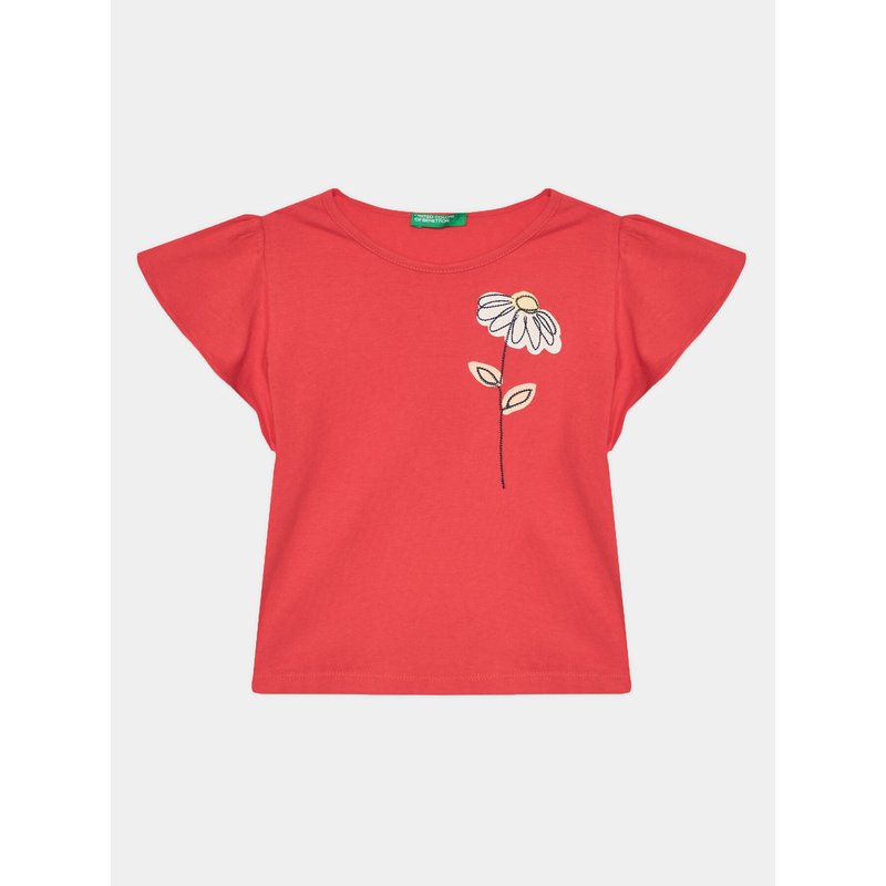 United Colors Of Benetton T-Shirt 3096G10DY Rot Regular Fit