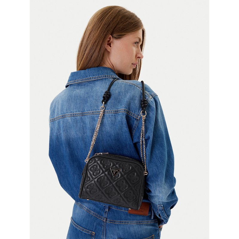 Handtasche Guess Adelasia HWQL96 58140 Schwarz