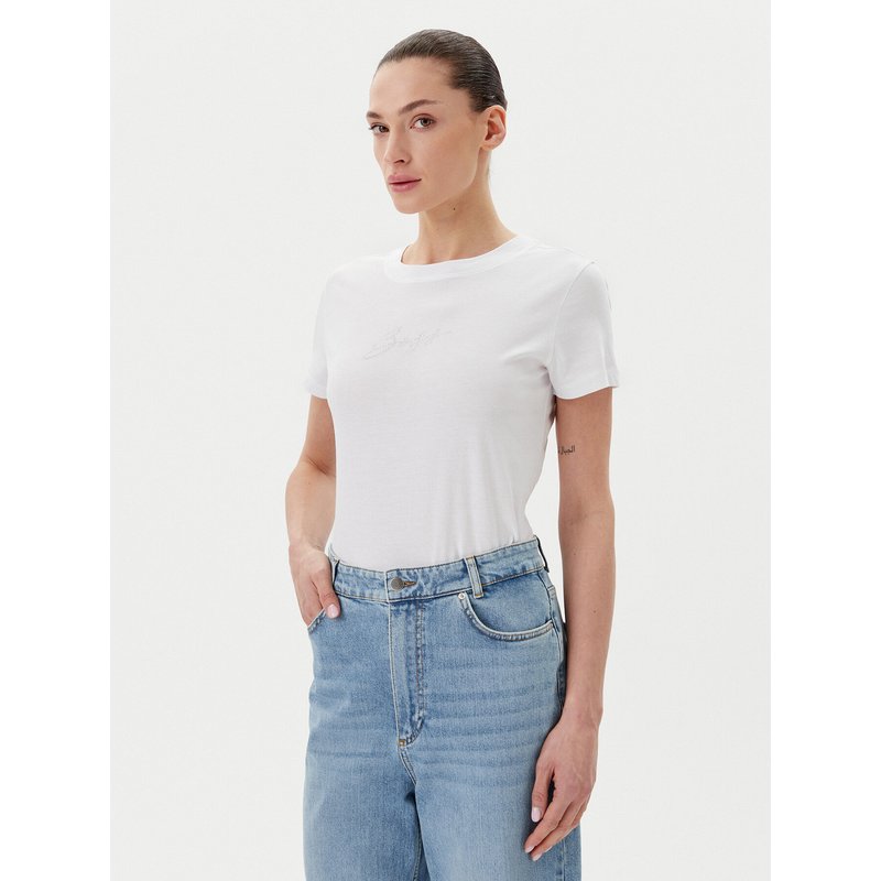 BOSS T-Shirt C_Esogo_2 50538826 Écru Regular Fit