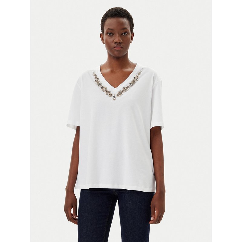 Liu Jo T-Shirt WA5146 JS923 Weiß Regular Fit