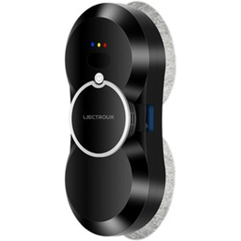 Liectroux HCR10 Aspirateur robot laveur de vitres réservoir deau de 30 ml pulvérisation deau à ultrasons aspiration 2800 Pa corps ultrafin de 68 cm Noir