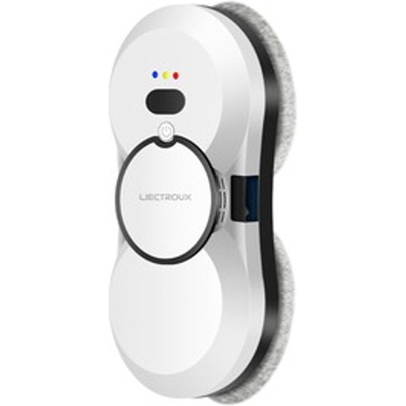 Liectroux HCR10 Aspirateur robot laveur de vitres réservoir deau de 30 ml pulvérisation deau à ultrasons aspiration 2800 Pa corps ultrafin de 68 cm Blanc