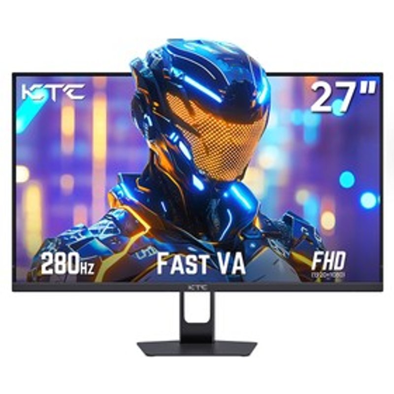 KTC H27E22P Moniteur de jeu panneau VA FAST FHD 27 pouces 1920 x 1080 rapport de contraste 40001 rafraîchissement élevé 280 Hz 240 Hz temps de réponse GTG 1 ms FreeSync et GSync HDR10 2 HDMI 20 1 DP 14 1 USB 20 1 écouteur