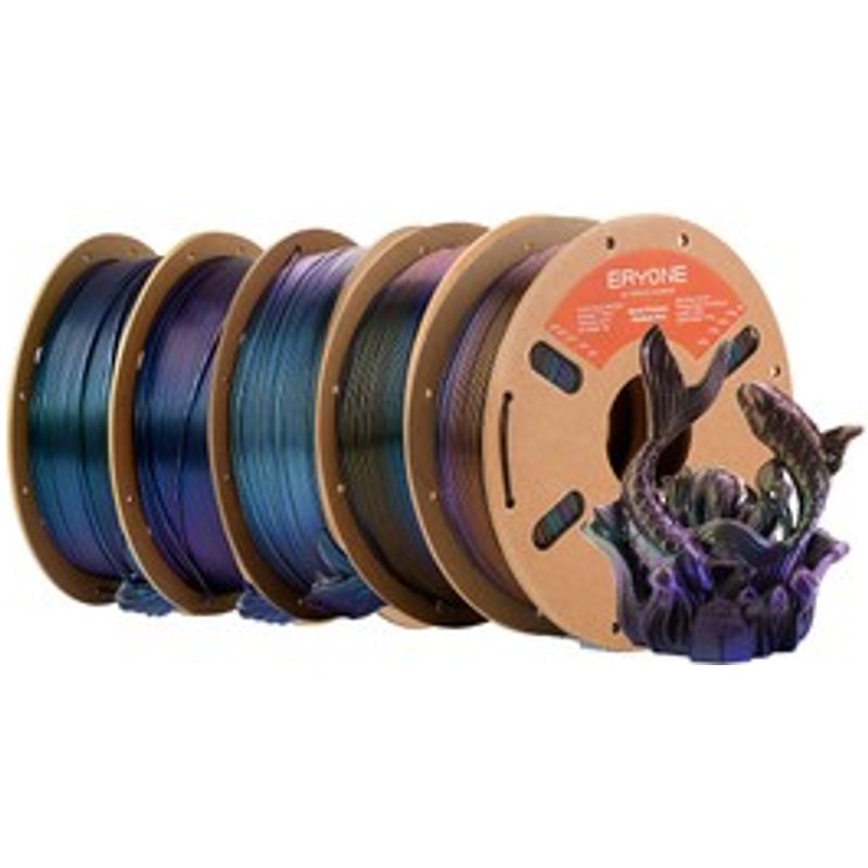 5 kg ERYONE Filament PLA Titane Brûlé 1kg Galactic + 1kg Nebula + 1kg Cyber Black + 1kg Bleu + 1kg BleuViolet