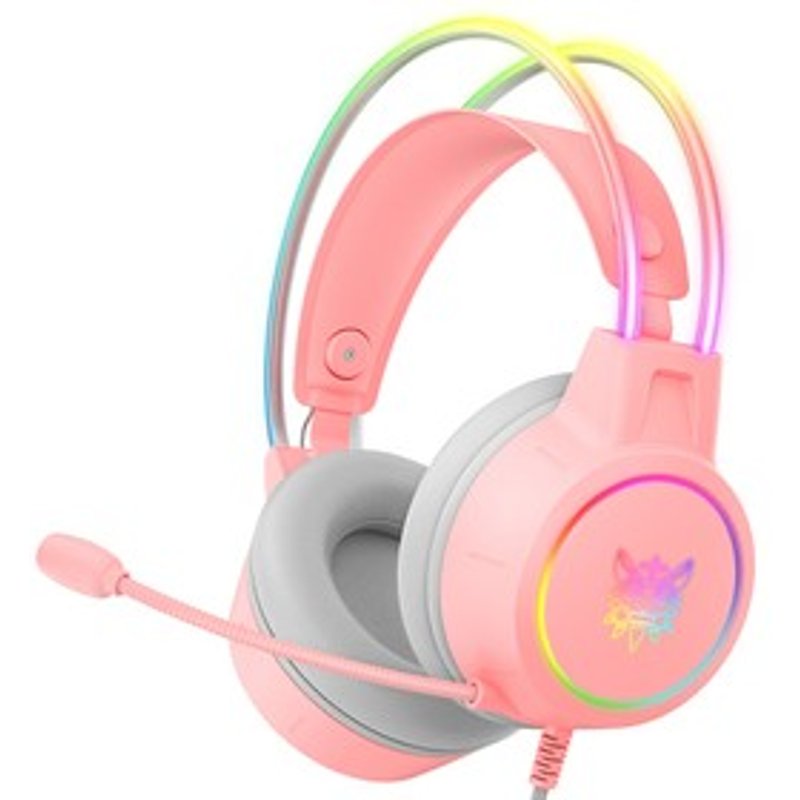 ONIKUMA X15 Pro Casque de jeu filaire Rose