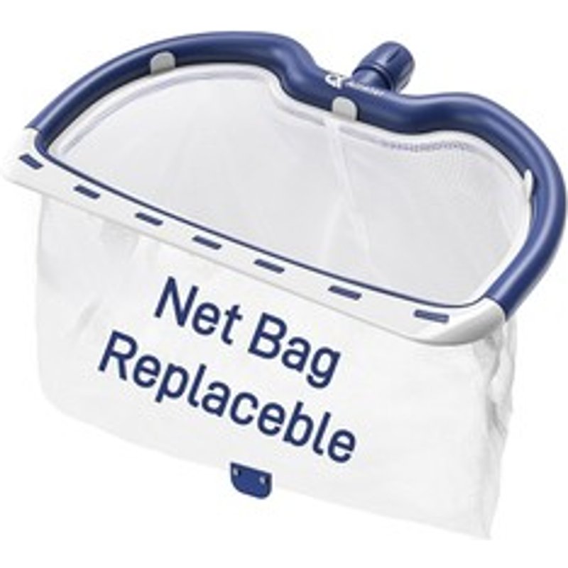 Ainkter Épuisette de Piscine 18 55cm à Mailles Remplaçables ExtraRésistantes Nettoyage Rapide des Débris pour Piscines HorsSol Enterrées