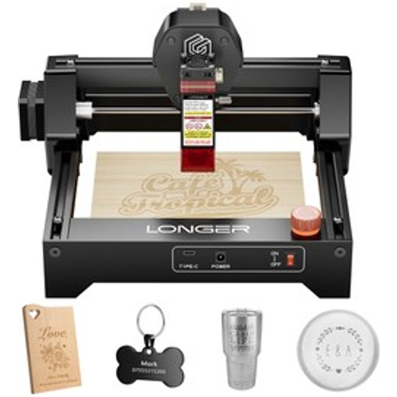 LONGER RAY5 Mini 25W Graveur Laser précision 004mm vitesse 12 000mmmin pour boisacryliquecuirmétal 130140mm