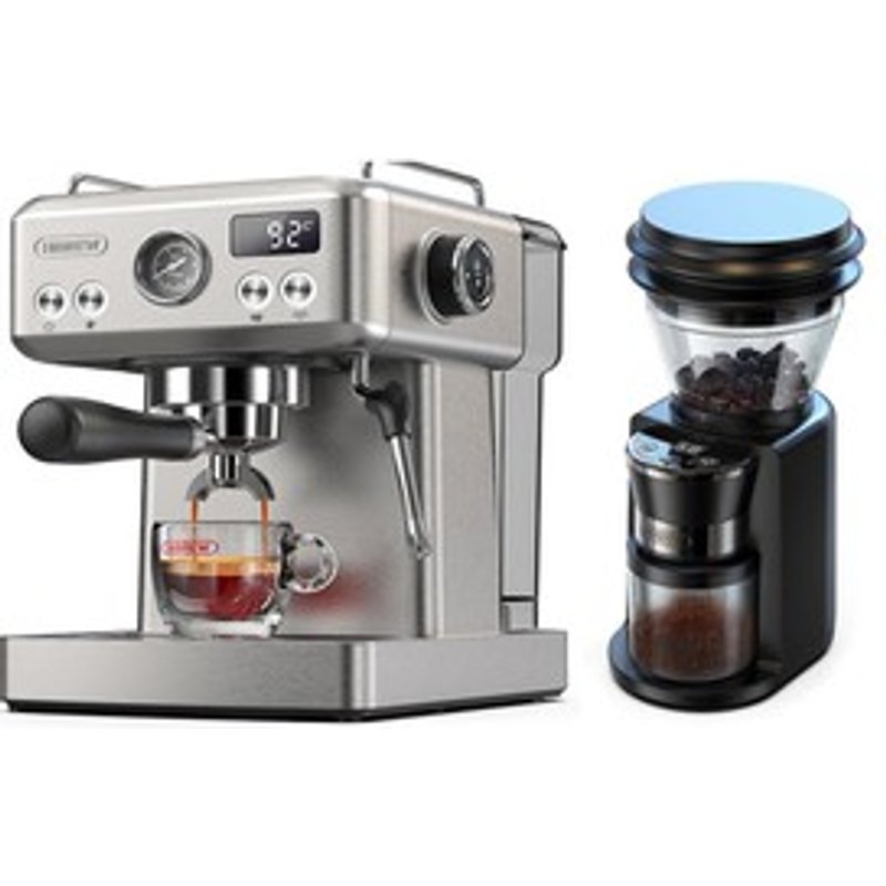 HiBREW H10A Machine à Café Espresso SemiAuto + G3 Moulin