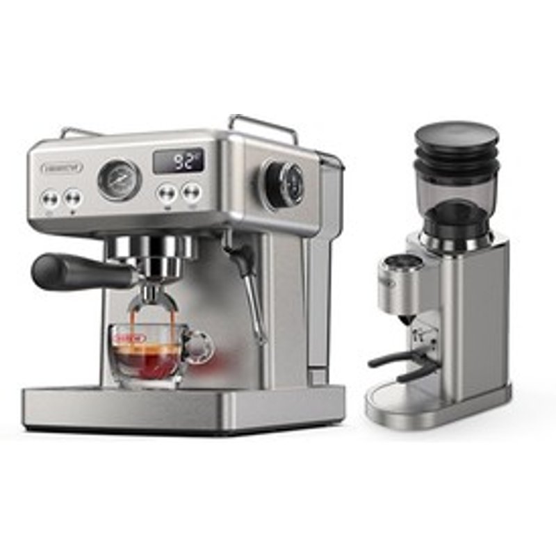 HiBREW H10A Machine à Café Espresso SemiAuto + G7 Moulin