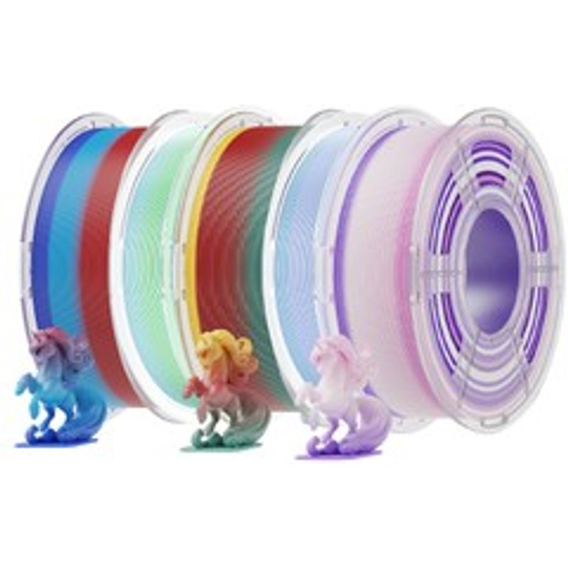 5kg Mecpow Filament PLA 2kg PLA Haute Vitesse mat + 3kg PLA ArcenCiel