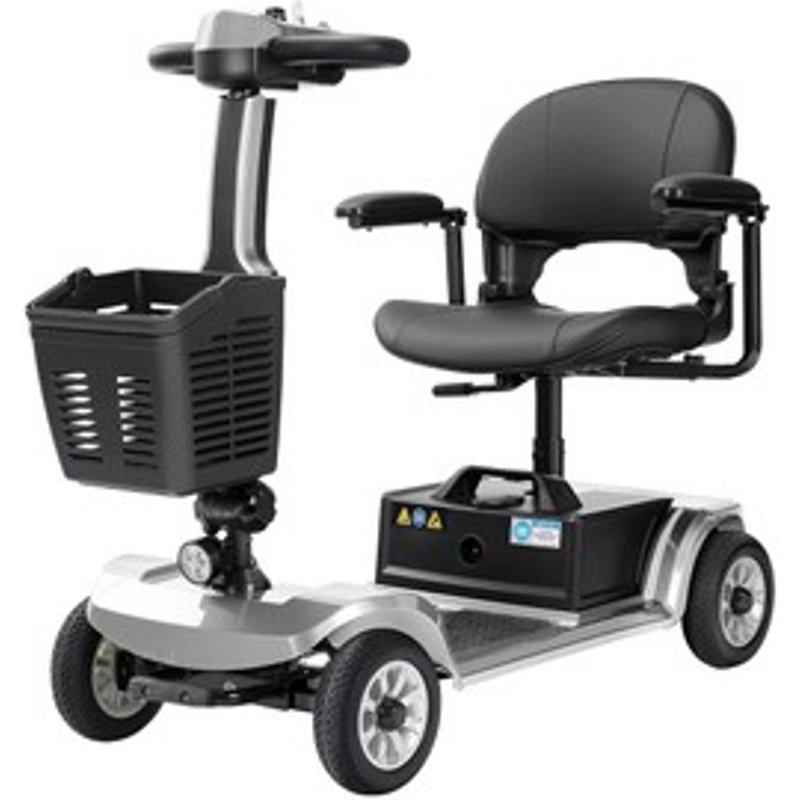 Unificare Unagi Trottinette à quatre roues moteur 250 W batterie 24 V 12 Ah pneus 8 pouces vitesse maximale 6 kmh autonomie 20 km frein magnétique charge maximale 190 kg Argent