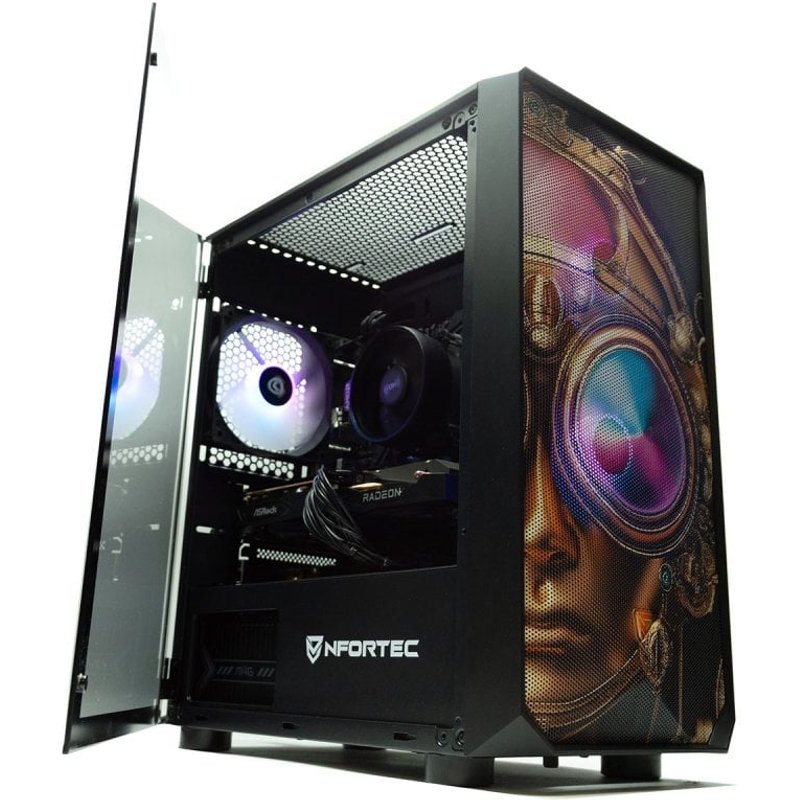 PcCom Lite AMD Ryzen 5 5500 / 16GB / 1TB SSD / RX6600 - Steampunk PCCOMSTEAMPUNK