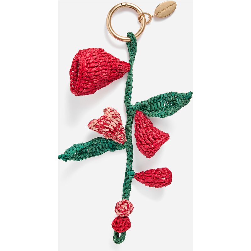 Charms Clochette en Raphia - Rouge - TU - Vanessa Bruno