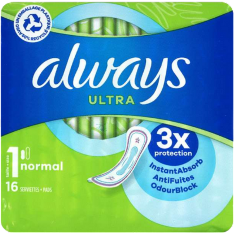 Assorbenti Always Ultra Normal Day Taglia 1 – 16 pezzi