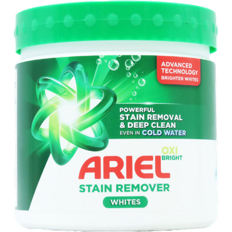 Ariel Oxi Bright Whites Polvere Smacchiante per Bucato - 500 g