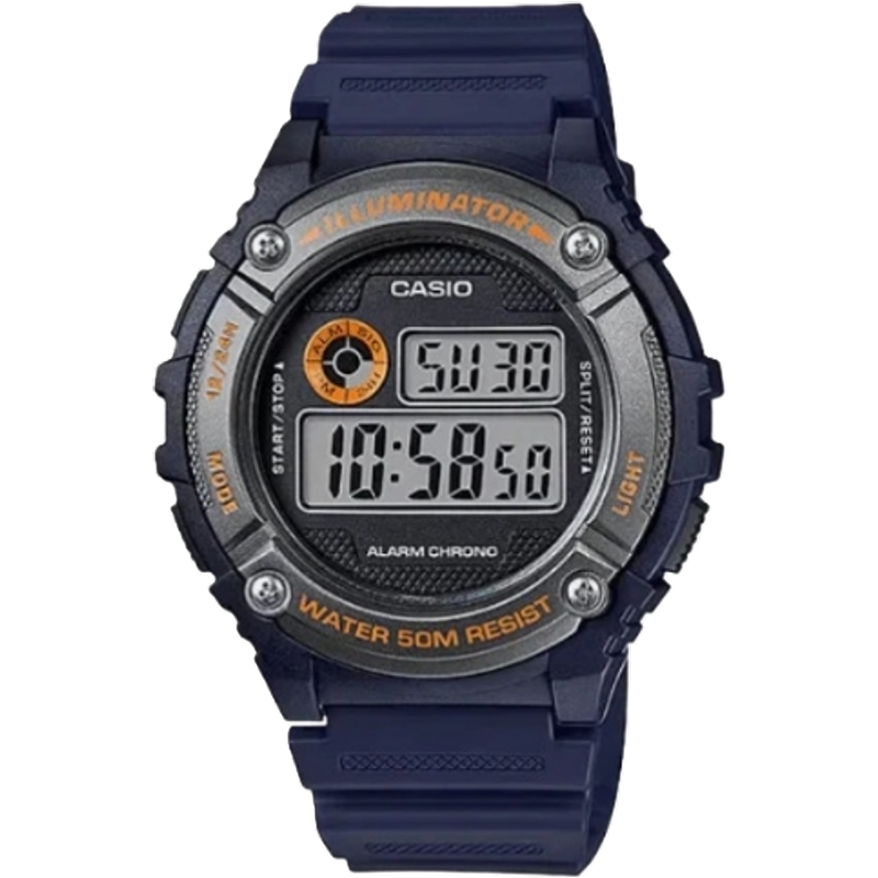 Casio W-216H-2BVDF Illuminator Orologio Sportivo Digitale - Blu