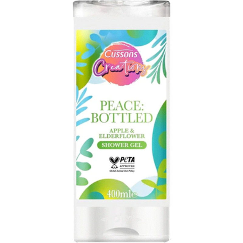 Cussons Creations Gel doccia Peace alla mela e fiori di sambuco - 400 ml
