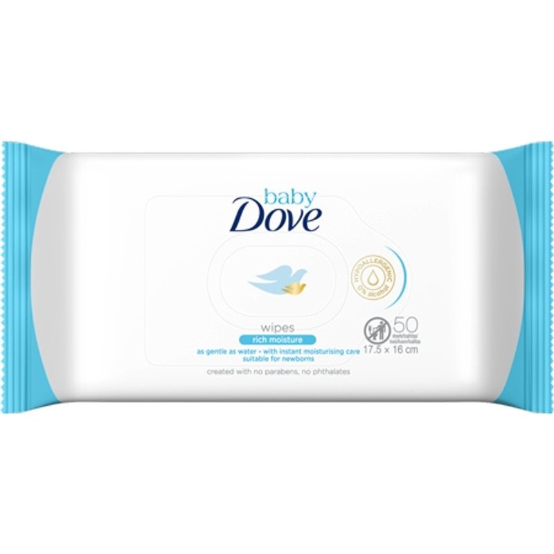 Salviettine per neonati Dove - 50 pezzi