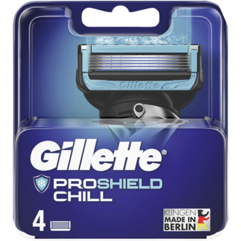 Lame da barba Gillette ProShield Chill, 4 pezzi
