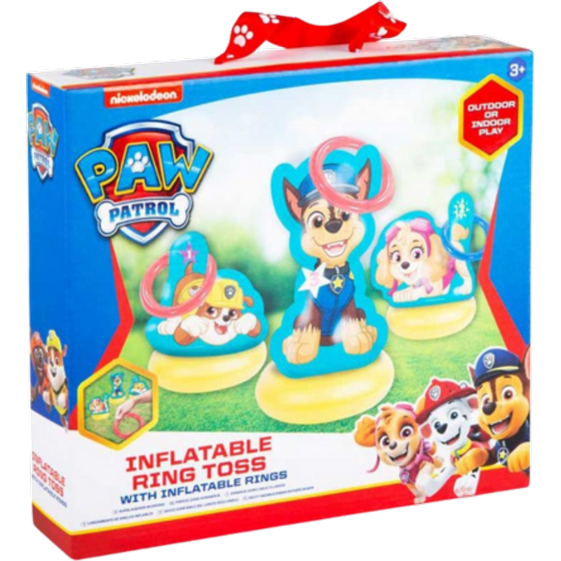 Nickelodeon Paw Patrol Gioco gonfiabile con anelli da lanciare