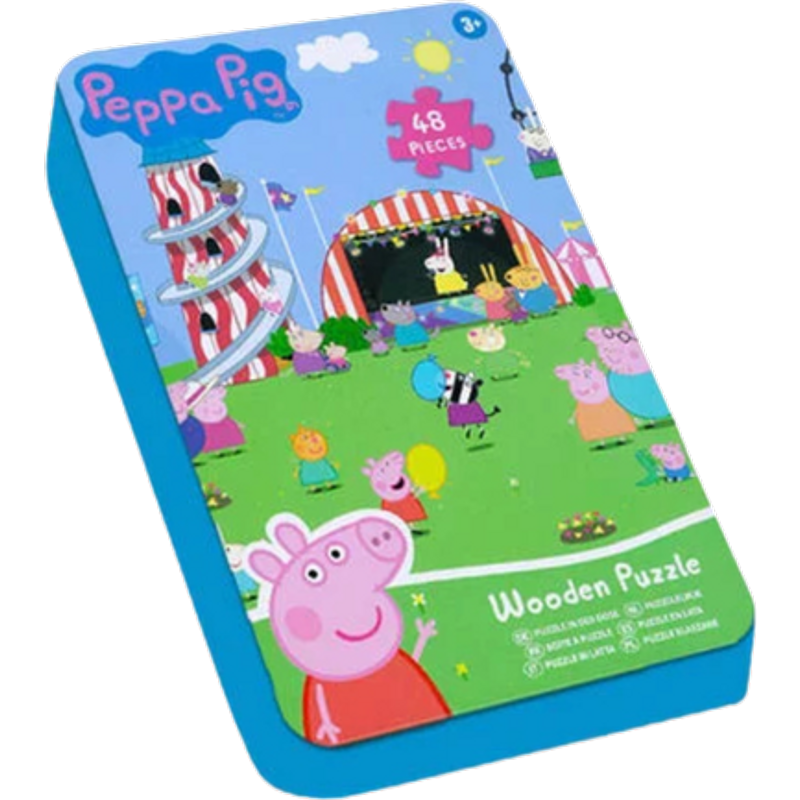 Puzzle in legno Peppa Pig in scatola – 48 pezzi