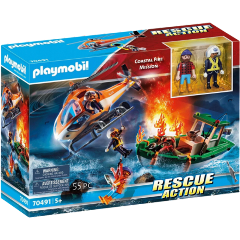 Playmobil Missione antincendio costiero - 70491