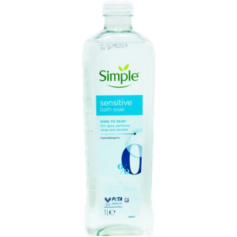 Simple Kind to Skin Bagno Schiuma Sensitive - 1000 ml