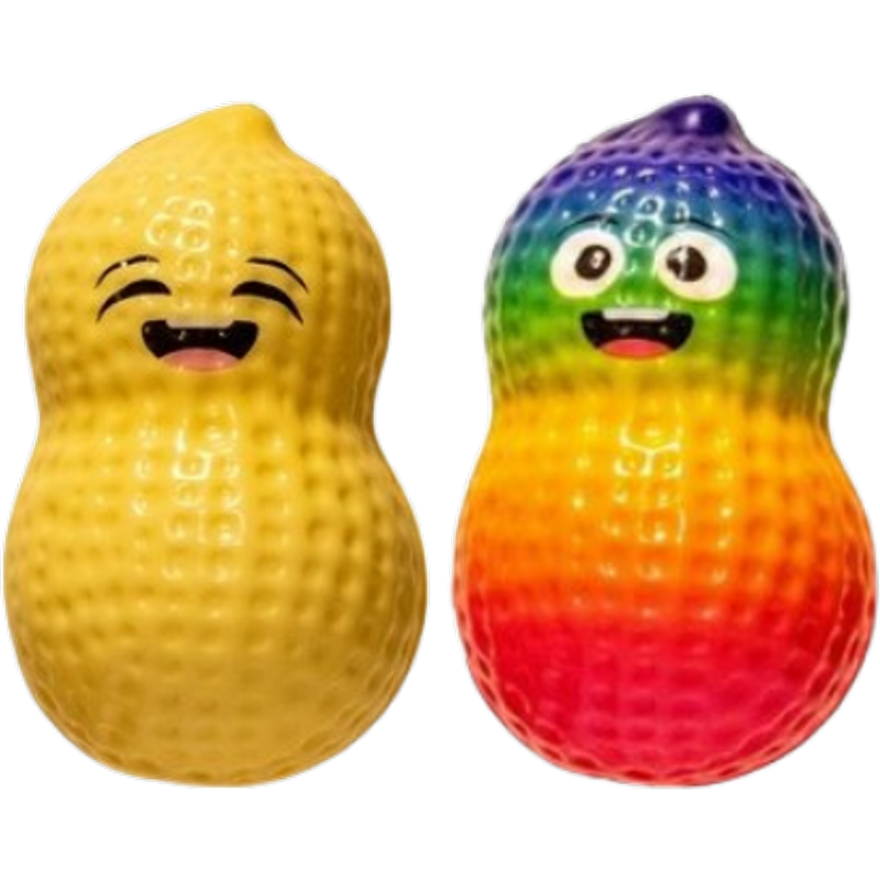 Squeeze Slow Rise XL Peanut Squishy Toy Assorted – 10 × 5,5 cm – 1 Pz