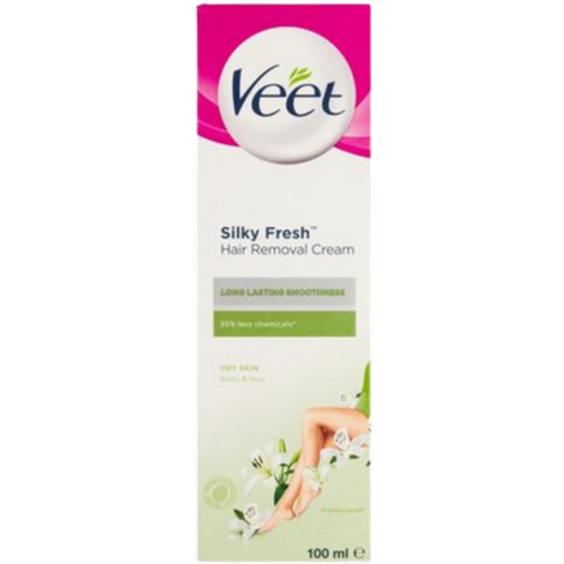 Veet Silky Fresh Crema depilatoria per pelle secca – 100 ml
