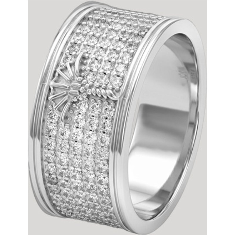 Ring mit Zirkonia in Silber