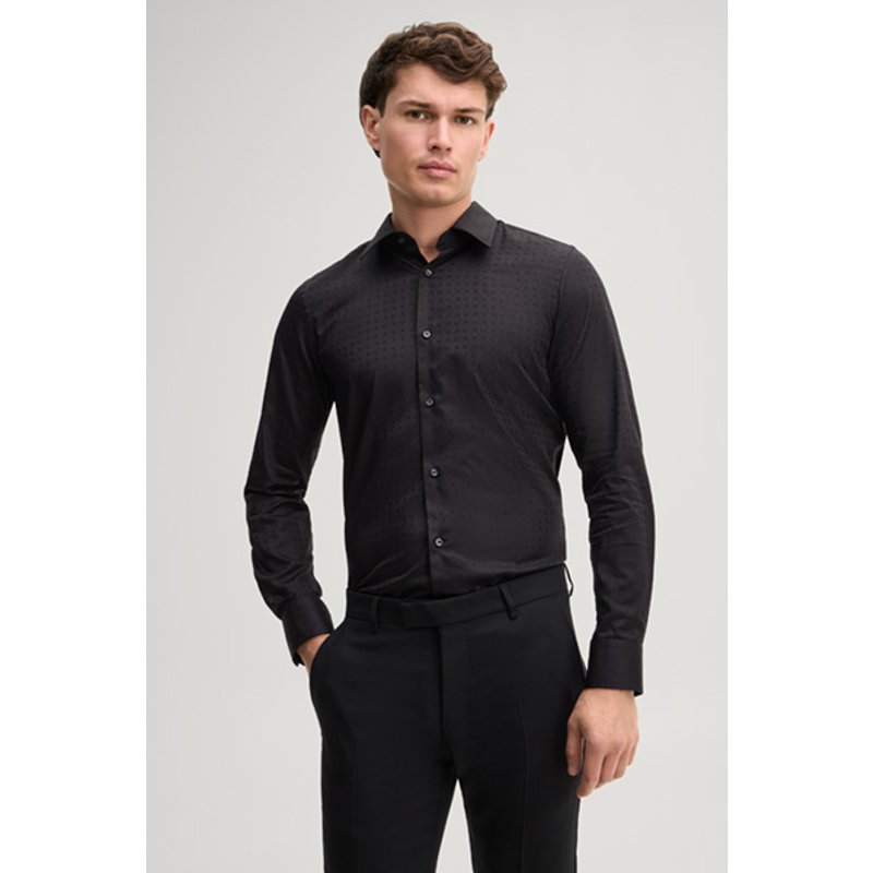 Cornflower Business-Hemd in Schwarz