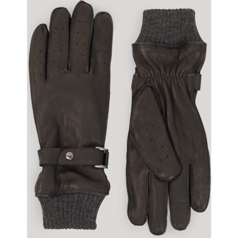 Lederhandschuhe in Schwarz