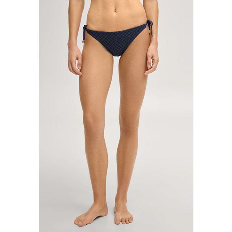 Cornflower Bikinihose in Navy gemustert