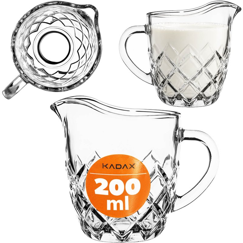 Dzbanek do mleka i śmietanki Sutri 200 ml geometryczny