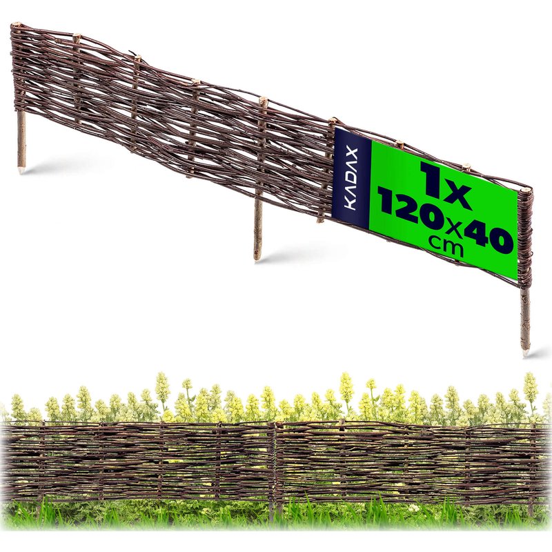 Palisada ogrodowa wiklinowa Hamre 120 x 40 cm