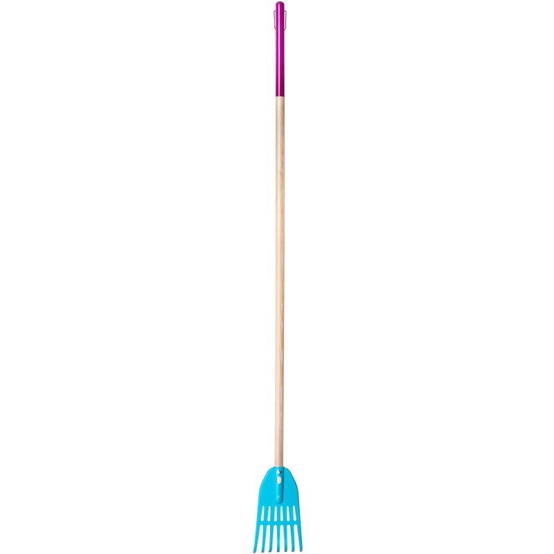 Grabie plastikowe damskie 150 x 14 cm, niebieskie