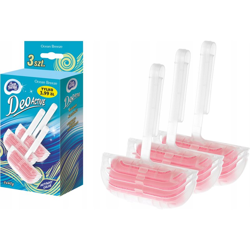 Zawieszka toaletowa do WC 40 g, ocean breeze 3szt.