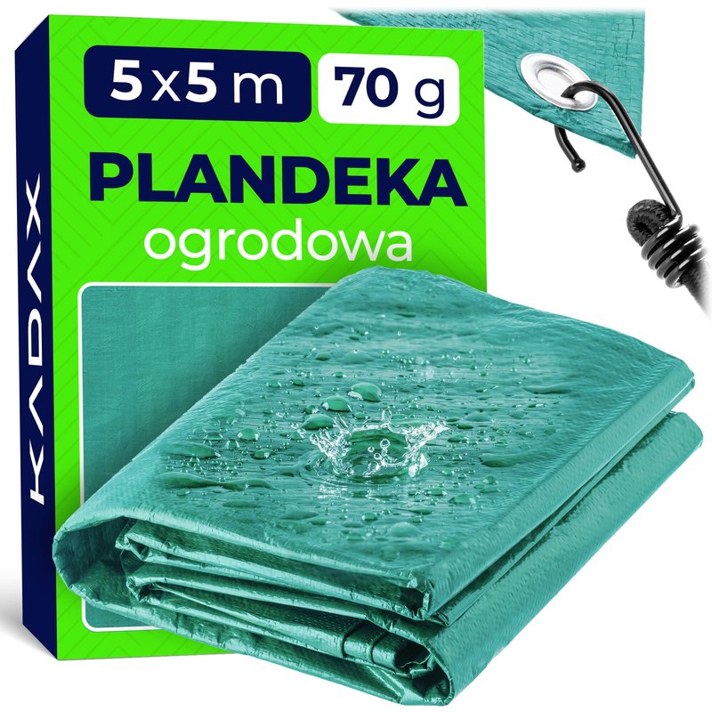 Plandeka ogrodowa Nole 5 x 5 m, zielona