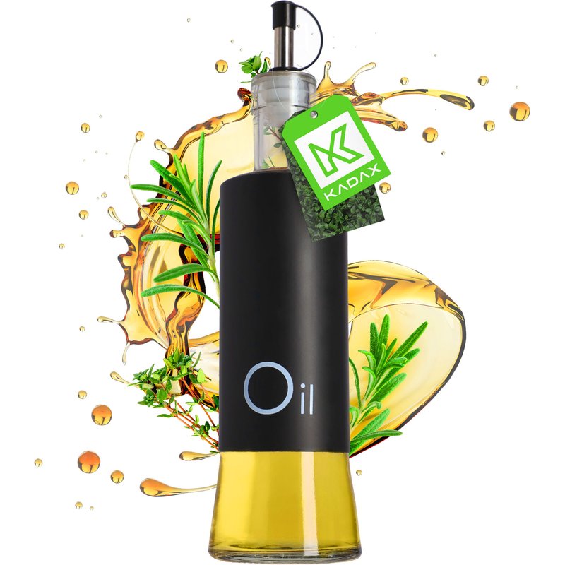 Dozownik na oliwę Vats 280 ml, czarny