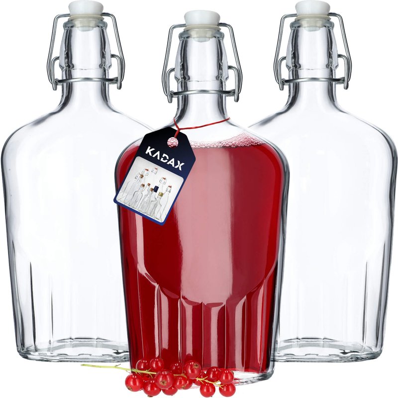 Butelka na nalewkę z korkiem mechanicznym 500 ml 3 szt.
