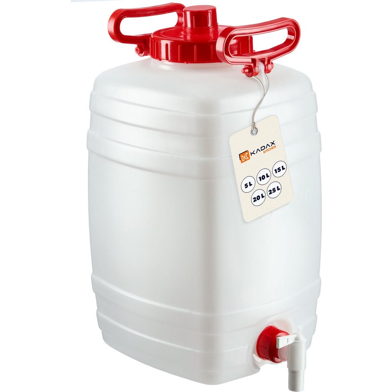 Plastikowa beczka z kranikiem Asele na wodę 25L
