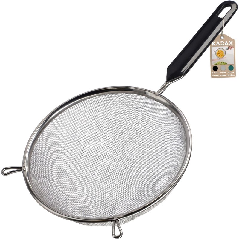 Sitko nierdzewne kuchenne 7 cm, antracyt