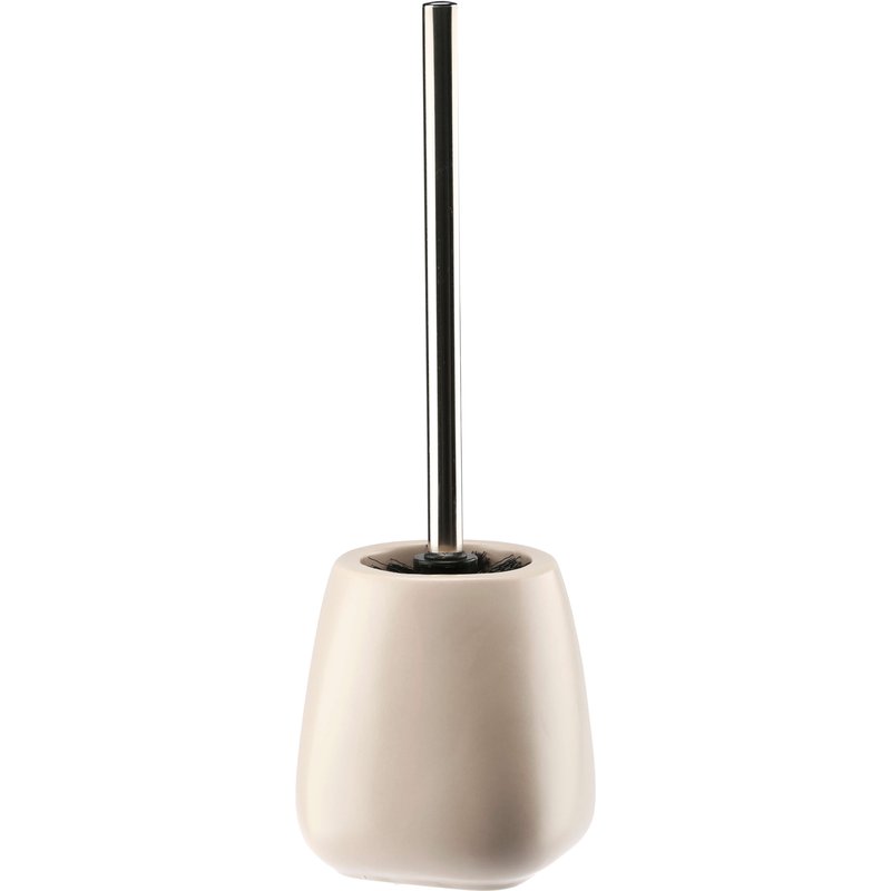 Szczotka do WC z pojemnikiem 36 cm, beżowa