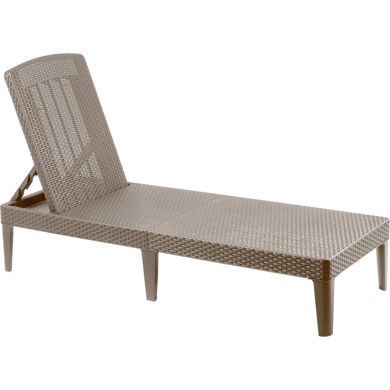 Leżak ogrodowy Keter Jaipur 58 x 151 cm, cappuccino