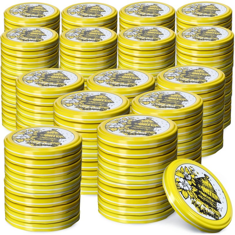 Metalowe wieczka do słoików Valsta 200szt fi 66 mm "Pszczoły"