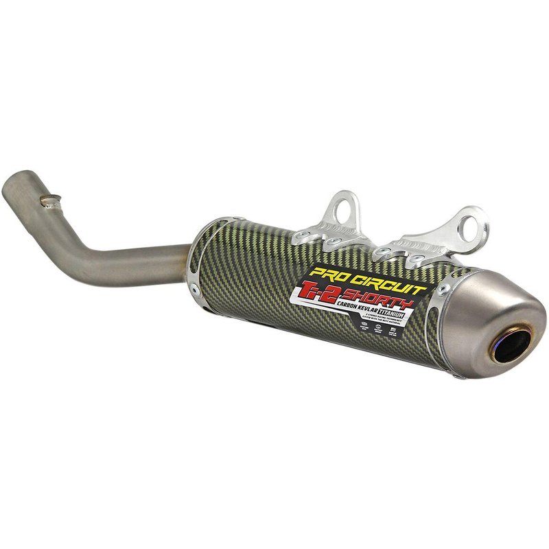 1121425K - Pro Circuit Ti-2 Shorty Silencer For Kawasaki KX250 2005-2007