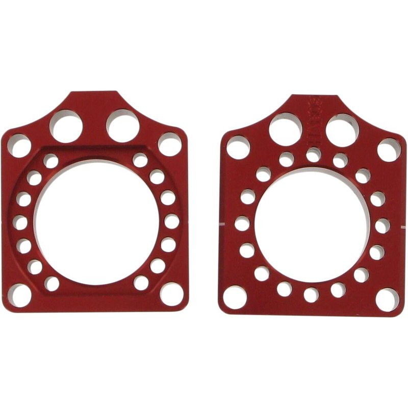 HAB09 - Pro Circuit Axle Blocks For Honda CRF250R 2009-2017 Red - Red